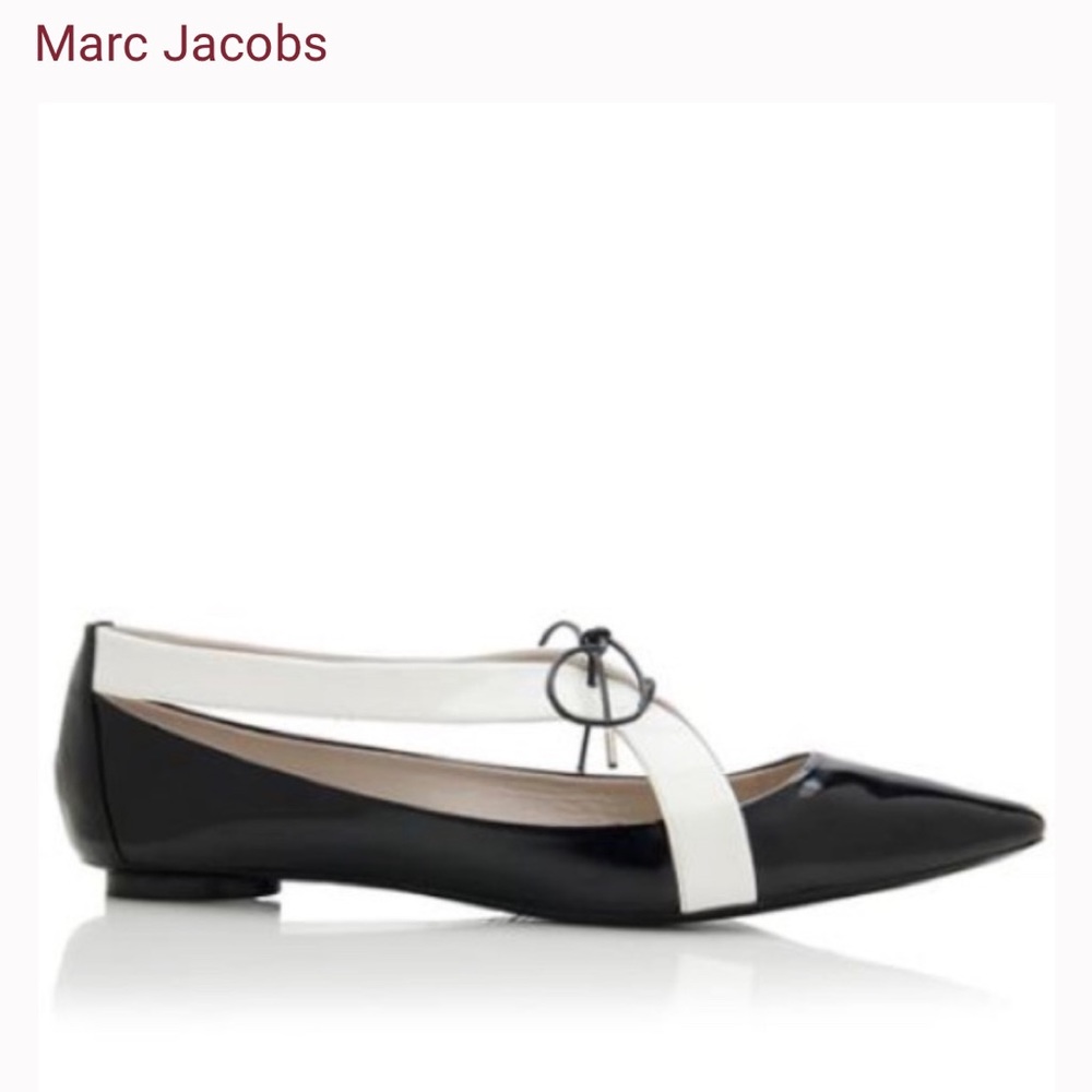 Marc Jacobs Cut Out Pointy Toe Lace Up Oxfords, EU 36.5